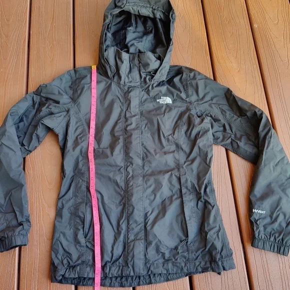 The North Face Hyvent Lightweight Jacket Black Zip Up Windbreaker Women's Small - Picture 5 of 13